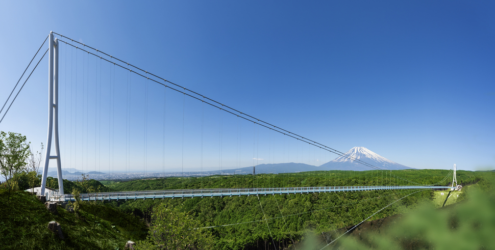 富士山が眺められる「三島スカイウォーク」