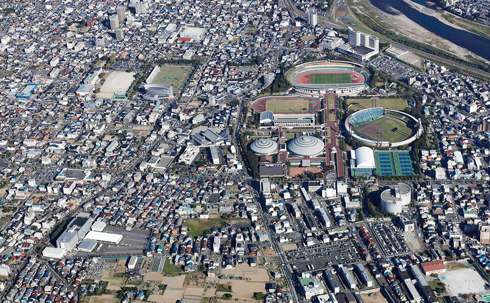 球場や競技場がある岐阜メモリアルセンター