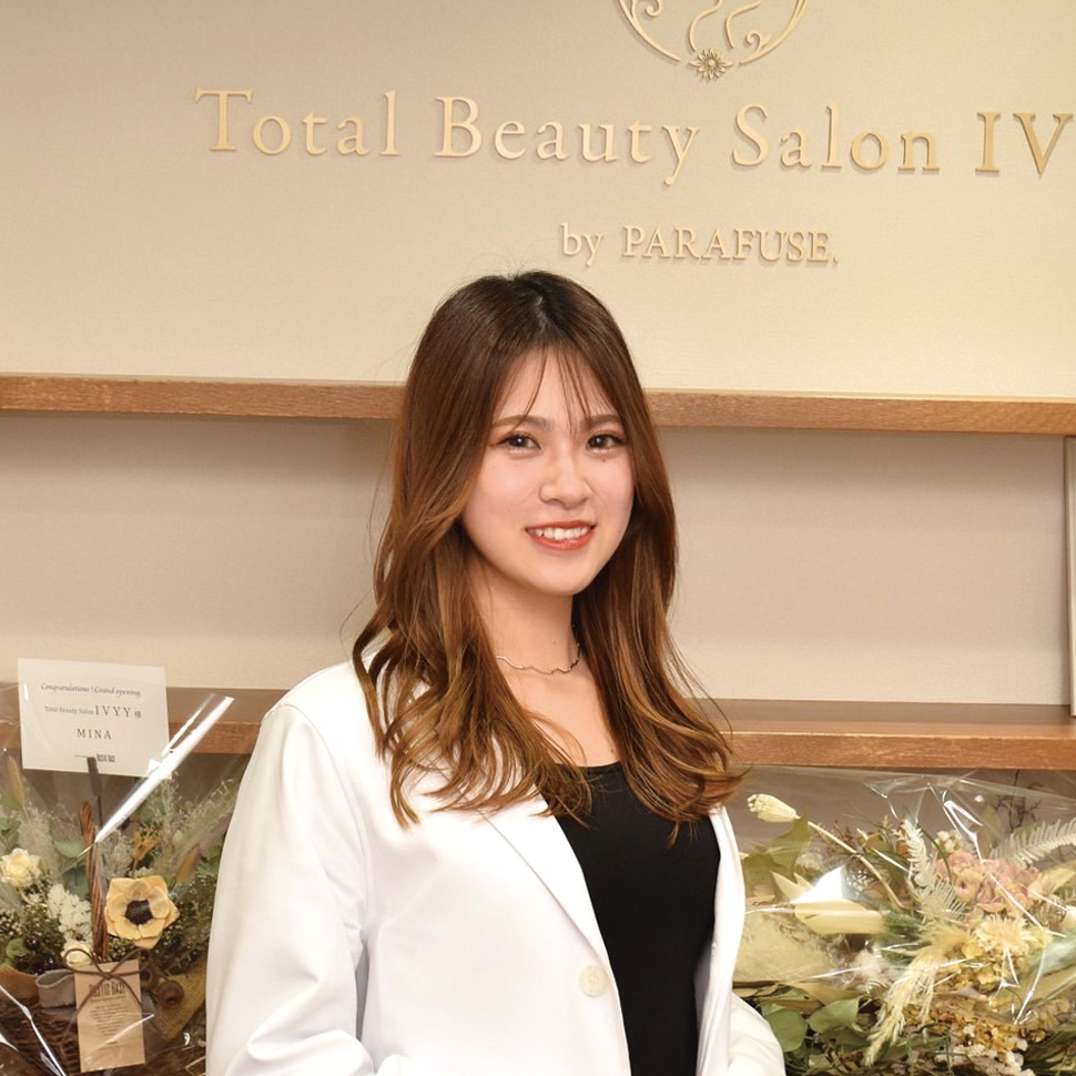 Total Beauty Salon  IVYY（アイヴィー）店長の小林紋奈さん