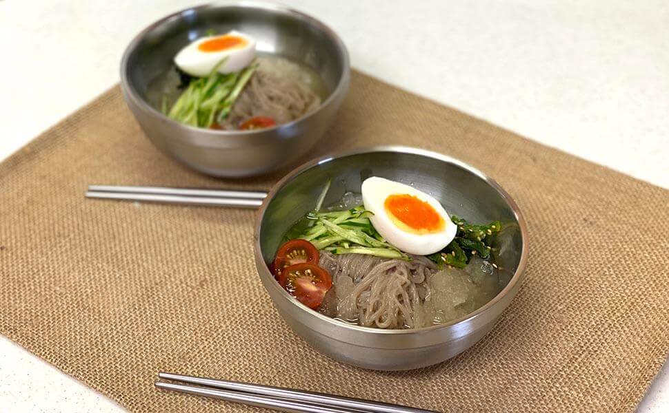 コストコ、PULMUONE 韓国冷麺 / からしソース 料理例