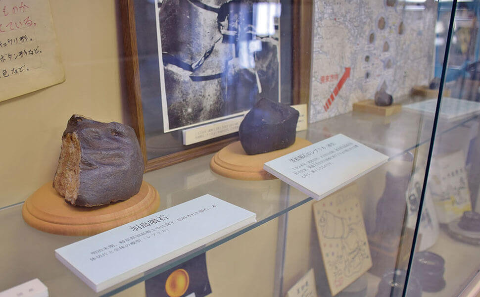羽島隕石を展示する岐阜天文台