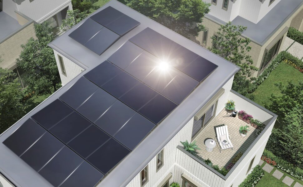 トヨタホーム岐阜の太陽光発電イメージ