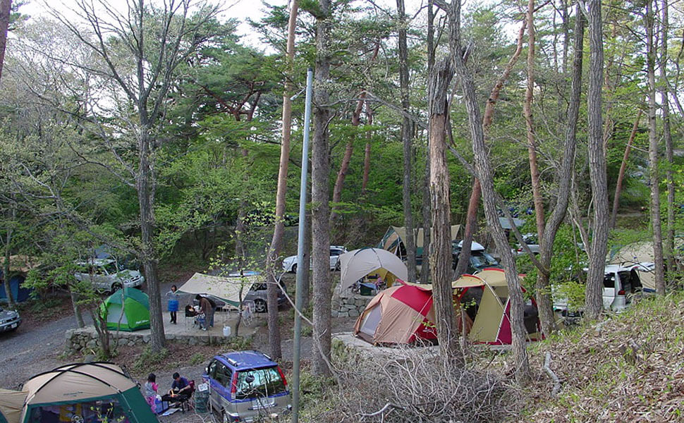 根の上高原でキャンプ