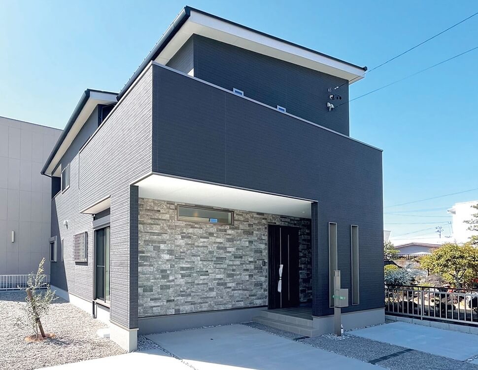 株式会社伊田屋の大垣市モデルハウスの外観