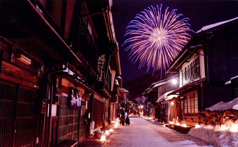 岐阜・長野の冬イベント木曽路氷雪の灯祭り