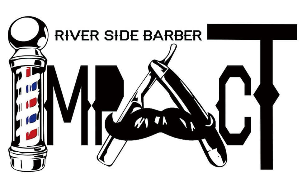 Riverside Barber IMPACTのロゴ