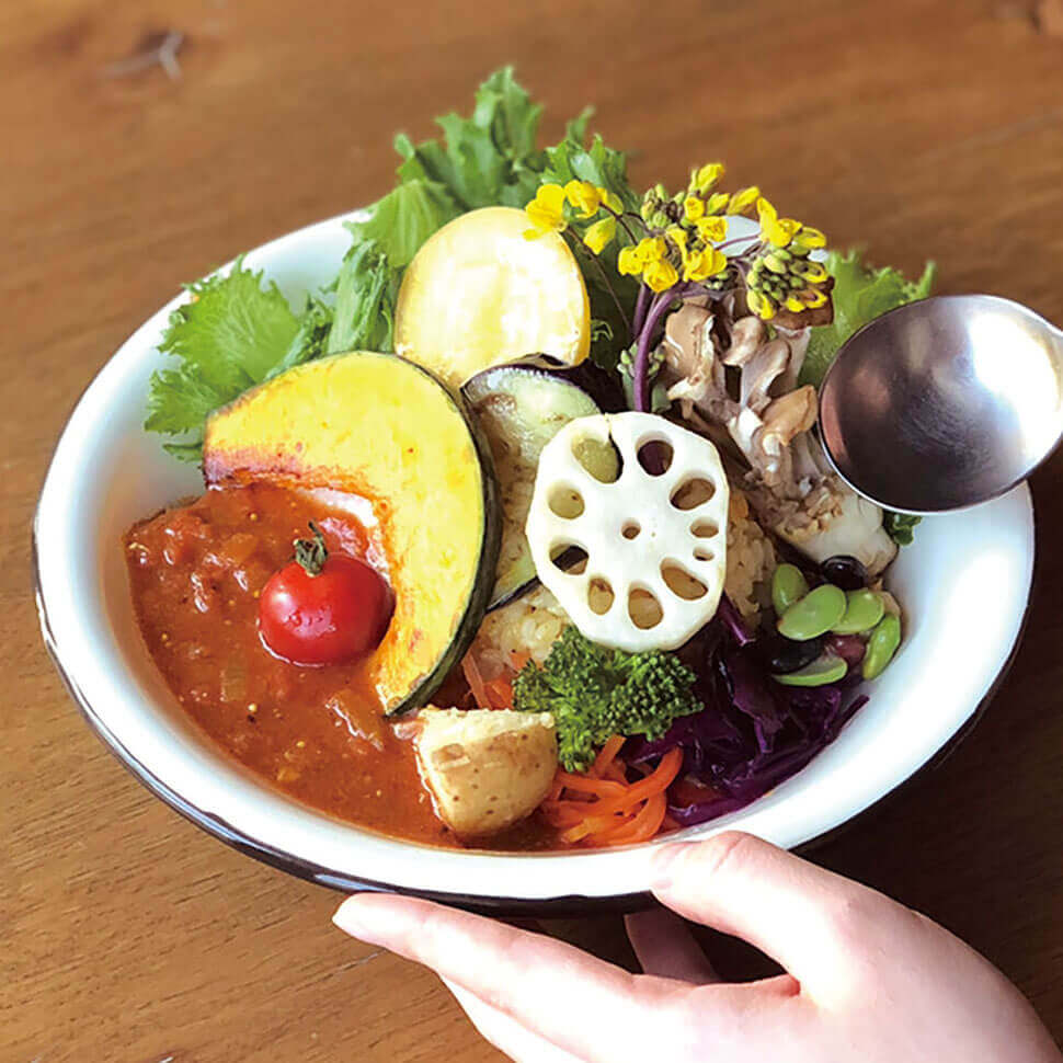野菜がたくさん入った野菜カレー