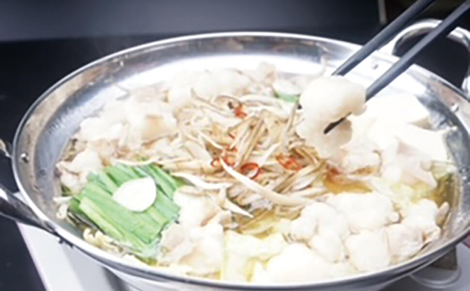 牛もつ鍋(〆の極太麺付)